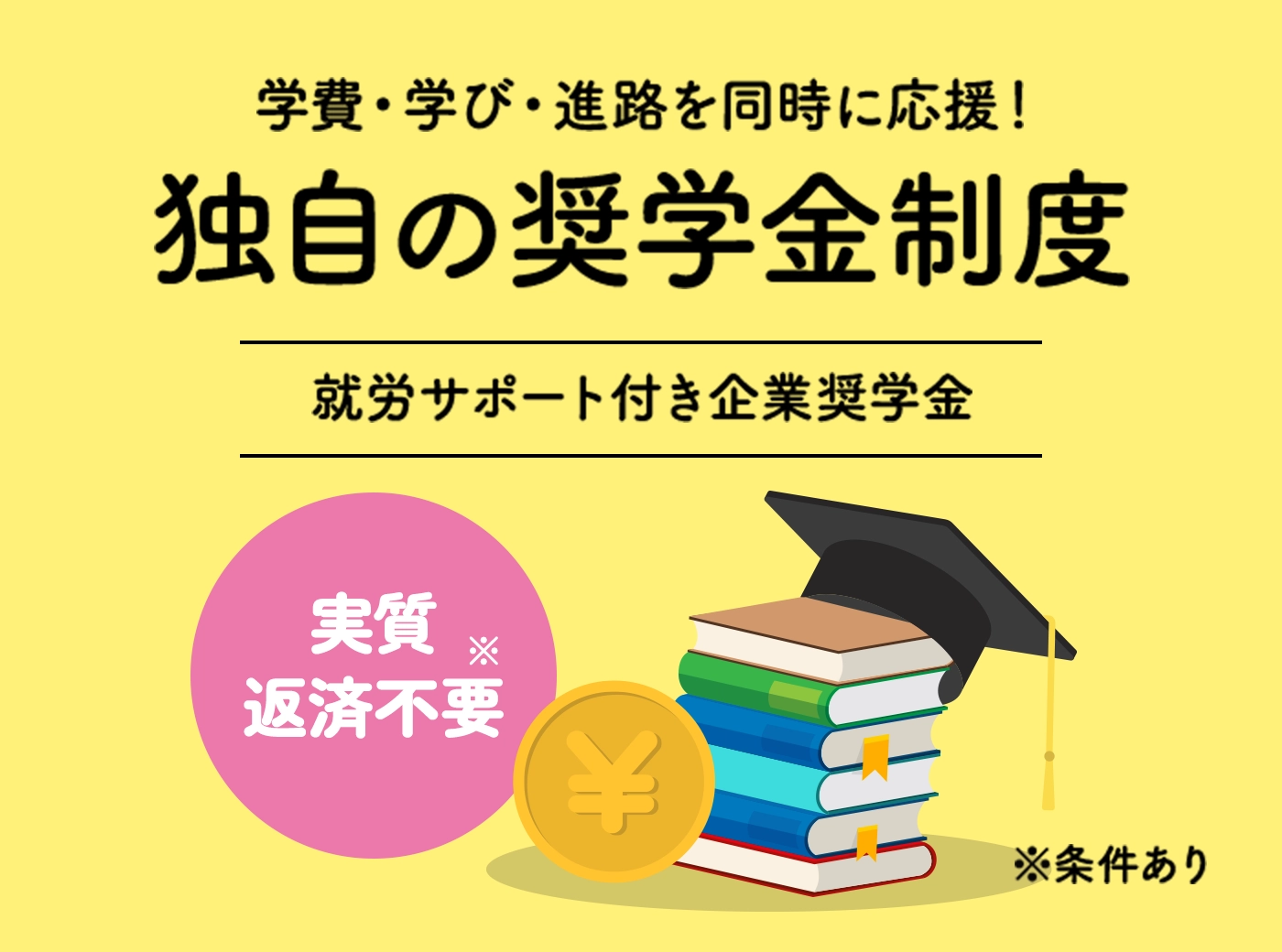 独自の奨学金制度